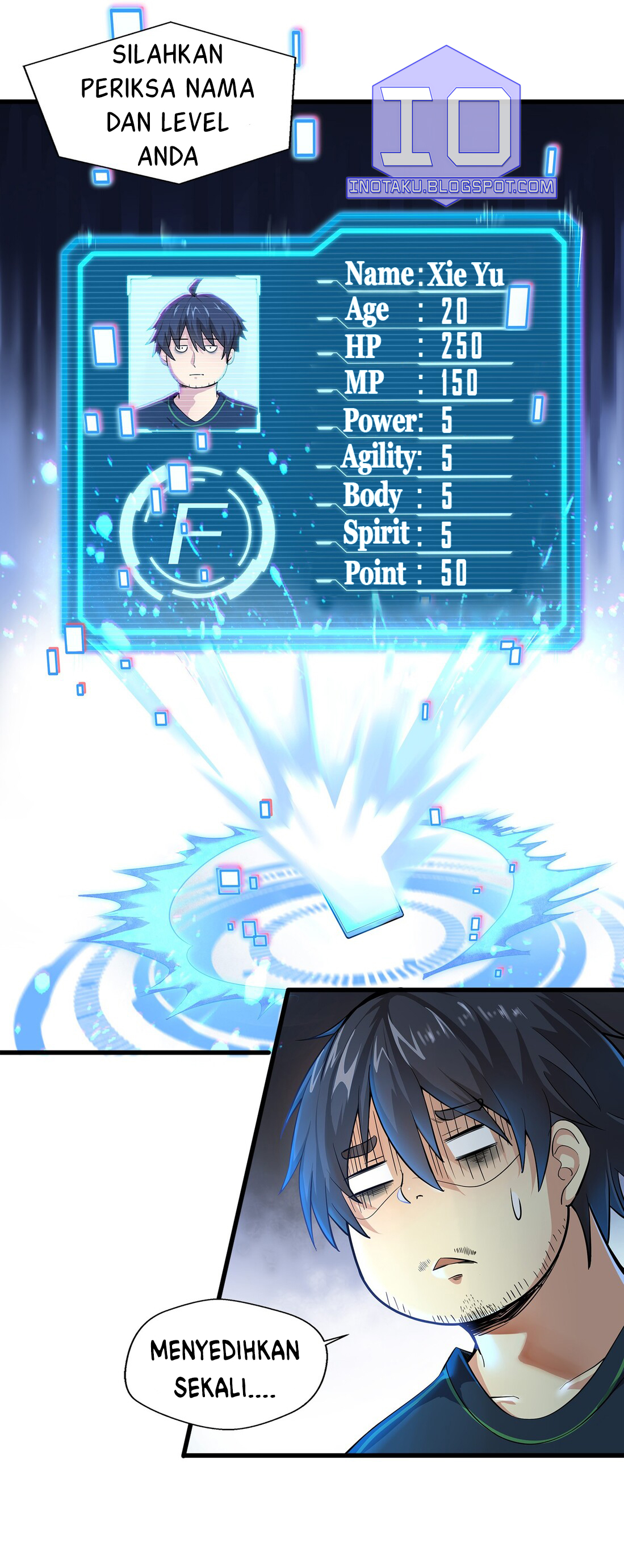 Target 1 billion points! Open the ultimate game of second life! Chapter 01 Bahasa Indonesia